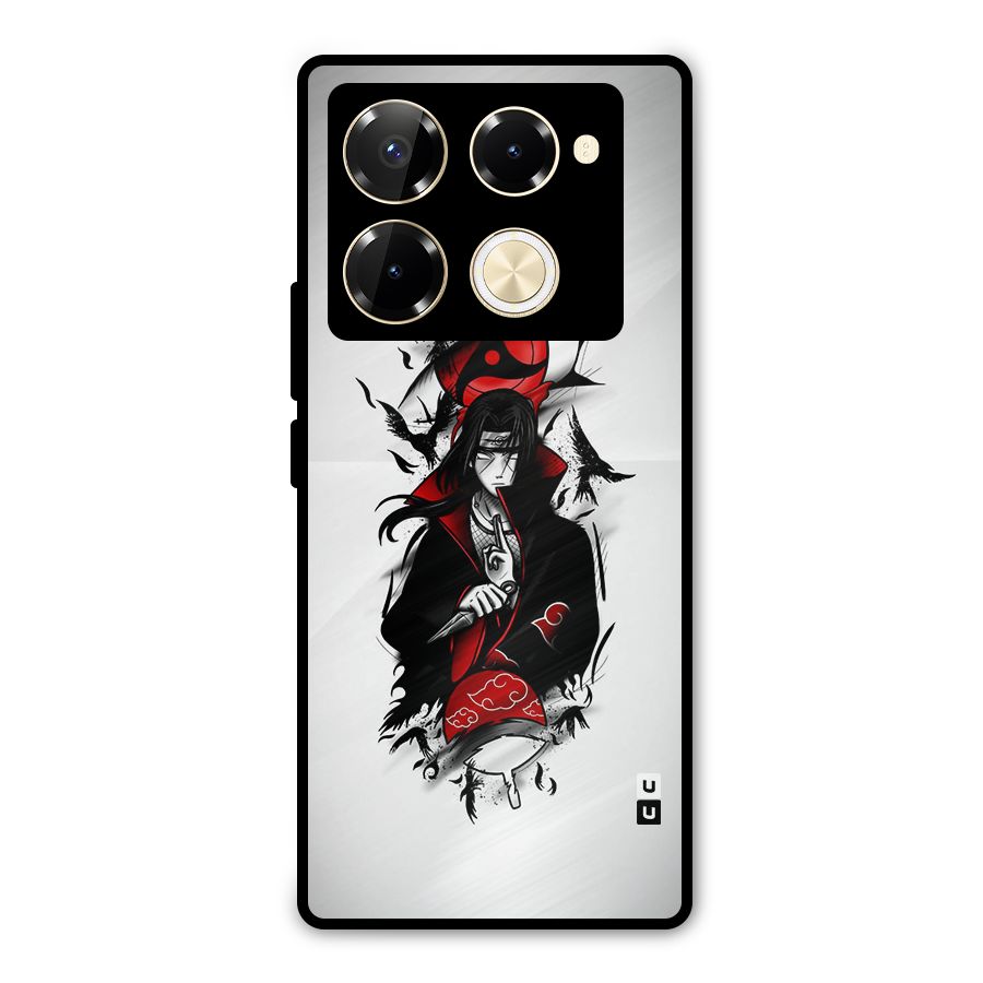 Itachi Combat Metal Back Case for Infinix Note 40 Pro