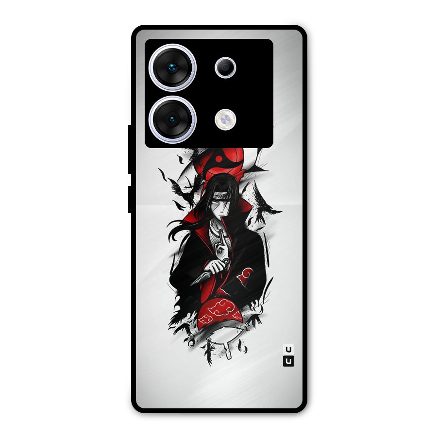 Itachi Combat Metal Back Case for Infinix Zero 30 5G