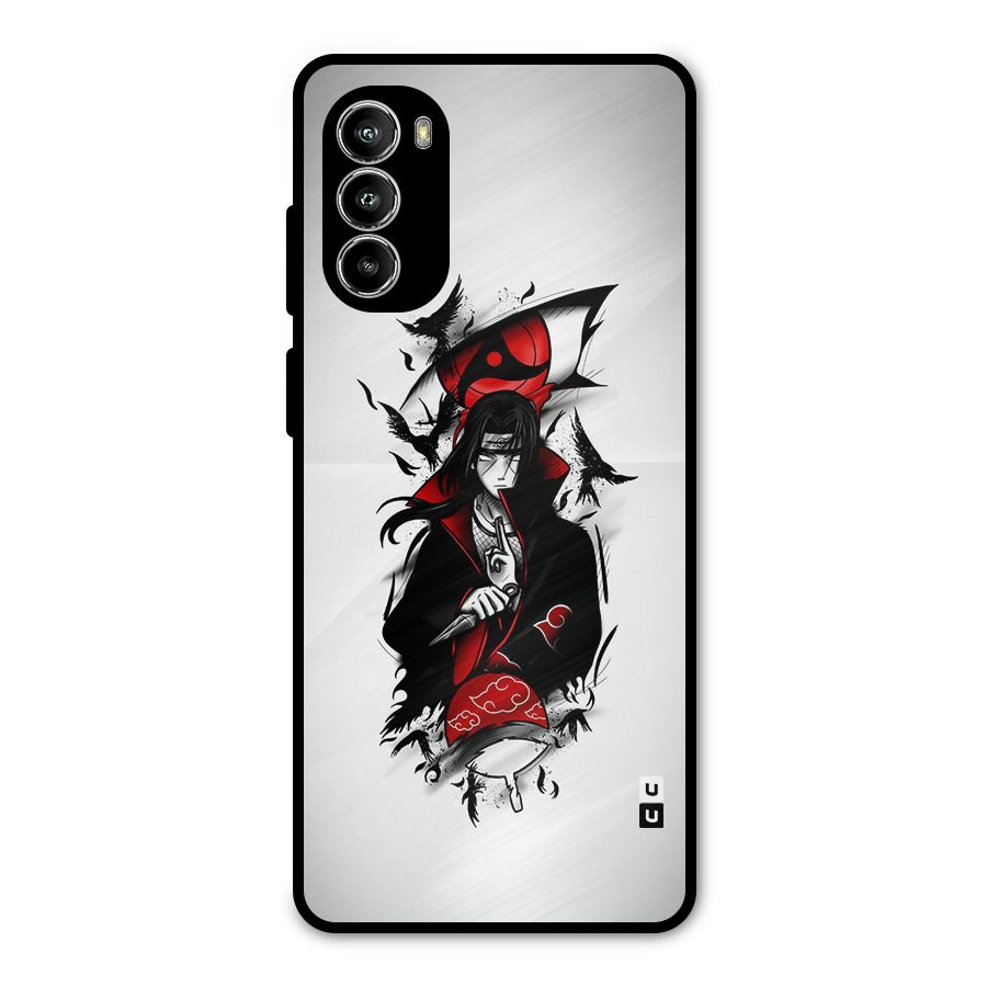 Itachi Combat Metal Back Case for Moto G82