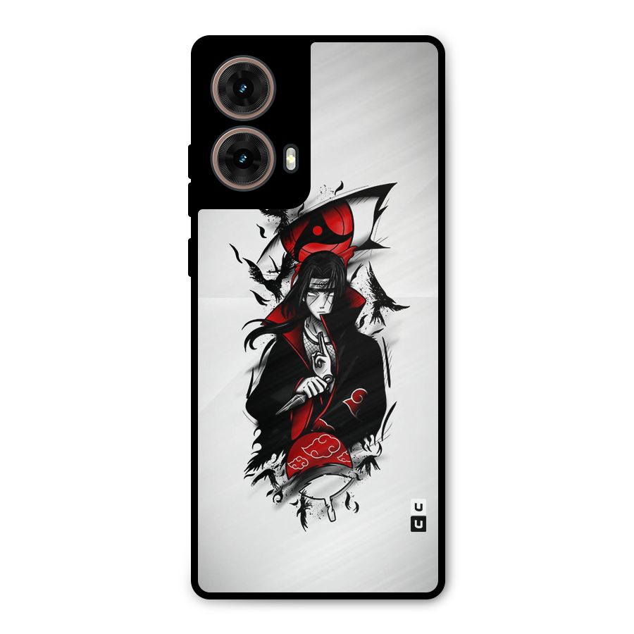 Itachi Combat Metal Back Case for Moto G85
