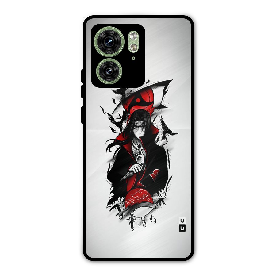 Itachi Combat Metal Back Case for Motorola Edge 40 5G