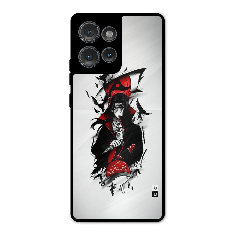 Itachi Combat Metal Back Case for Motorola Edge 50