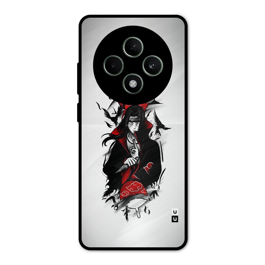 Itachi Combat Metal Back Case for Oppo F27