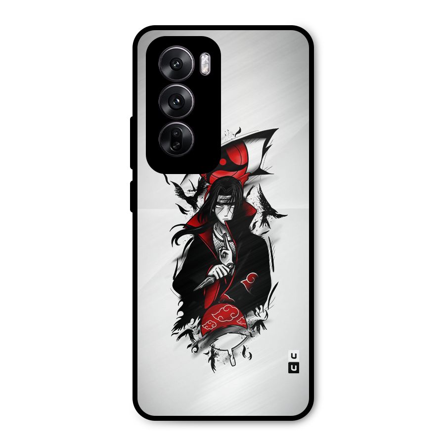 Itachi Combat Metal Back Case for Oppo Reno12