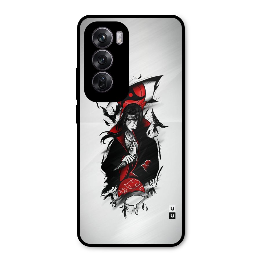 Itachi Combat Metal Back Case for Oppo Reno12 Pro