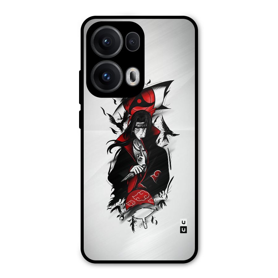 Itachi Combat Metal Back Case for Oppo Reno13 Pro