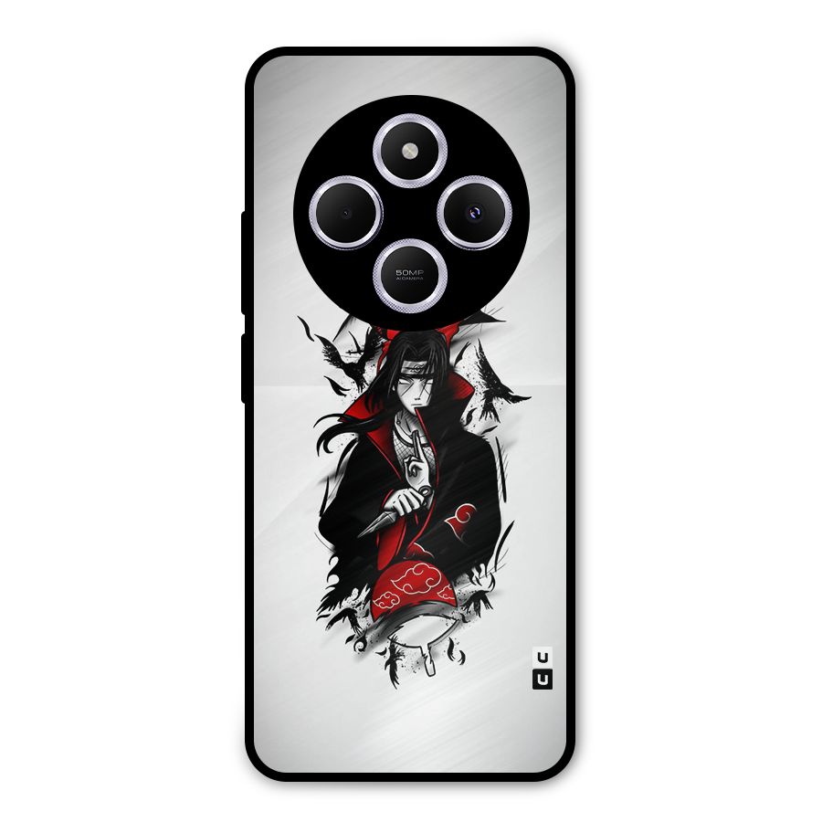 Itachi Combat Metal Back Case for Poco C75 5G