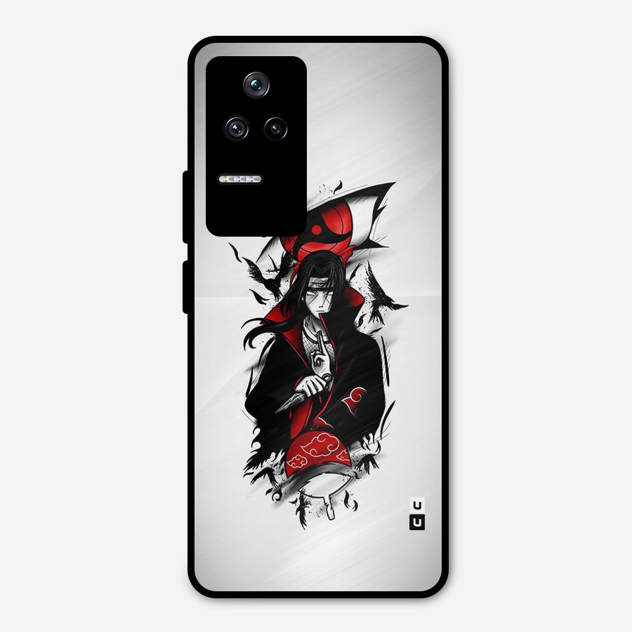 Itachi Combat Metal Back Case for Poco F4 5G