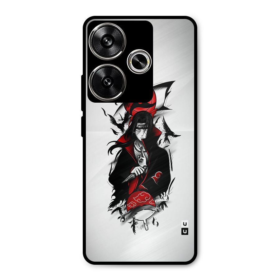 Itachi Combat Metal Back Case for Poco F6