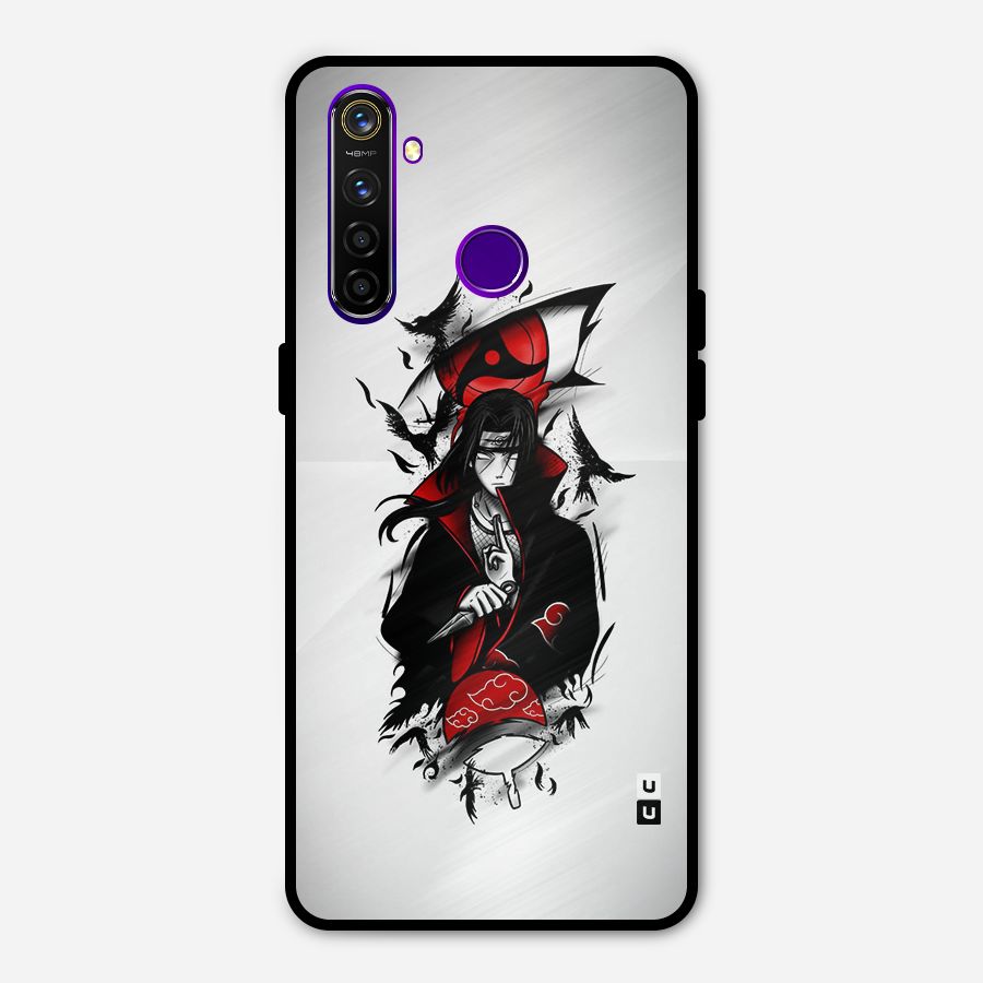 Itachi Combat Metal Back Case for Realme 5 Pro