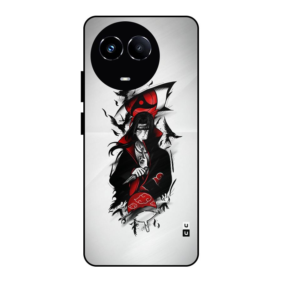 Itachi Combat Metal Back Case for Realme Narzo 60X