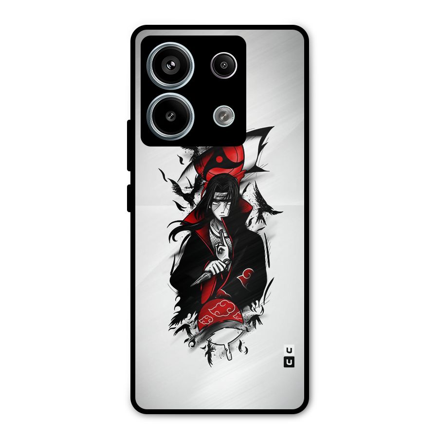 Itachi Combat Metal Back Case for Redmi Note 13 Pro 5G