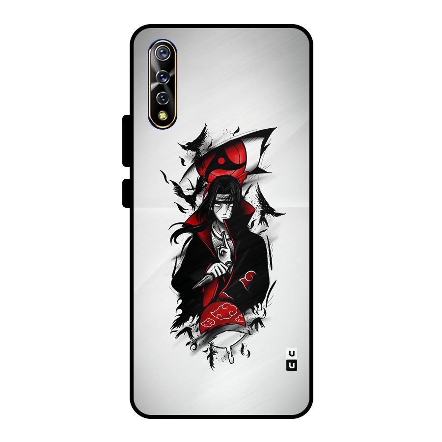 Itachi Combat Metal Back Case for Vivo S1