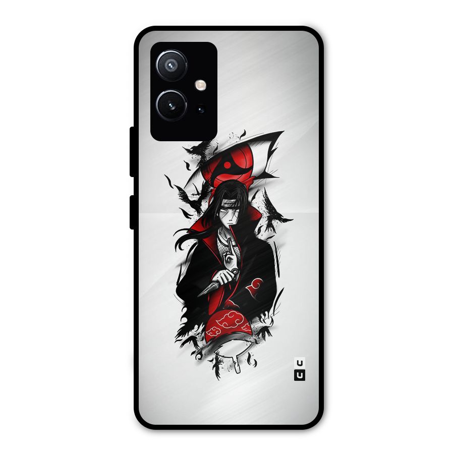 Itachi Combat Metal Back Case for Vivo T1 5G