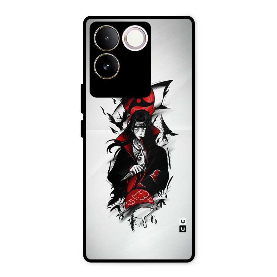 Itachi Combat Metal Back Case for Vivo T2 Pro
