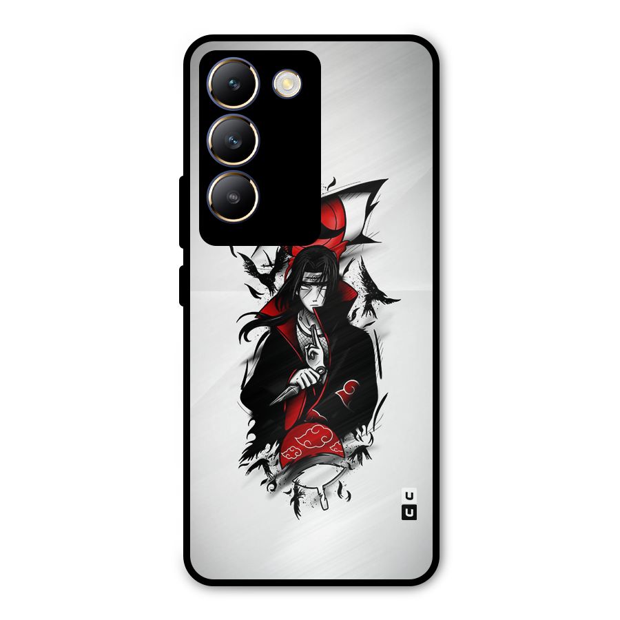 Itachi Combat Metal Back Case for Vivo T3 5G