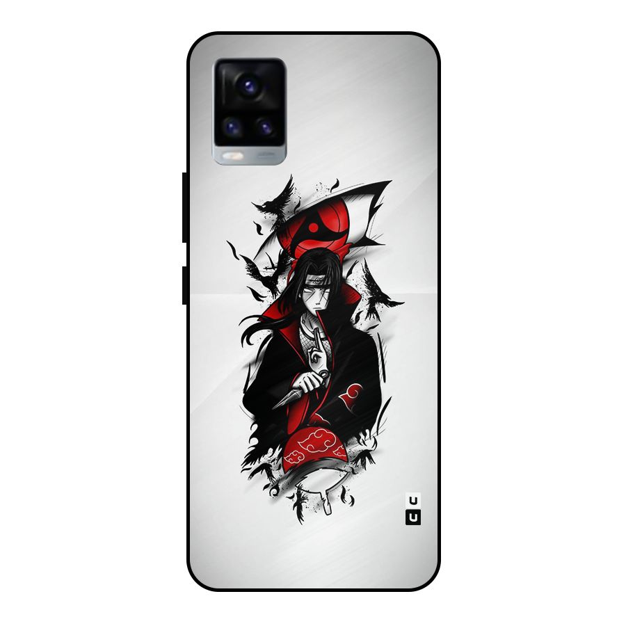 Itachi Combat Metal Back Case for Vivo V20