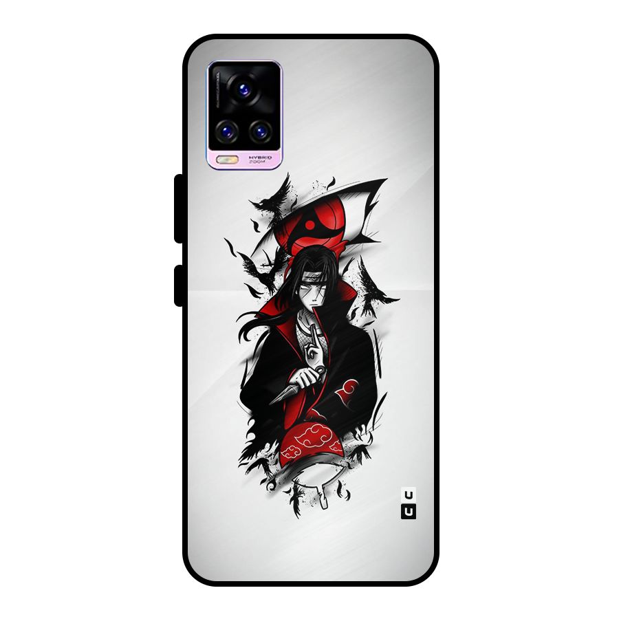 Itachi Combat Metal Back Case for Vivo V20 Pro
