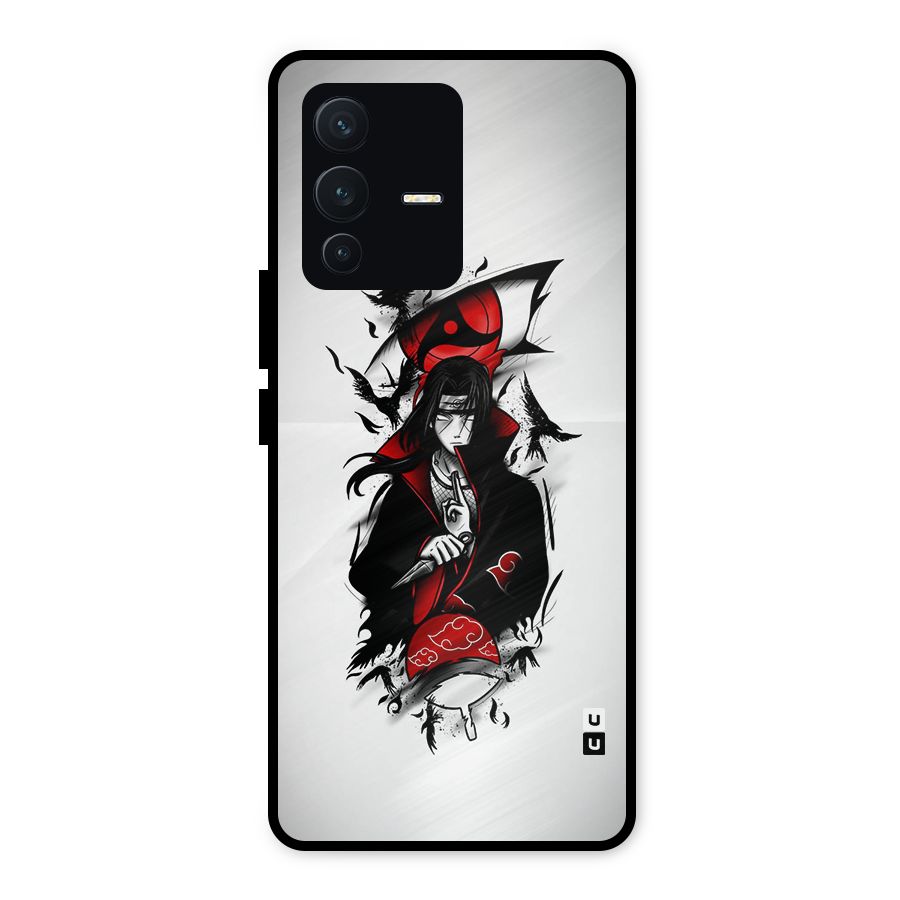 Itachi Combat Metal Back Case for Vivo V23 5G