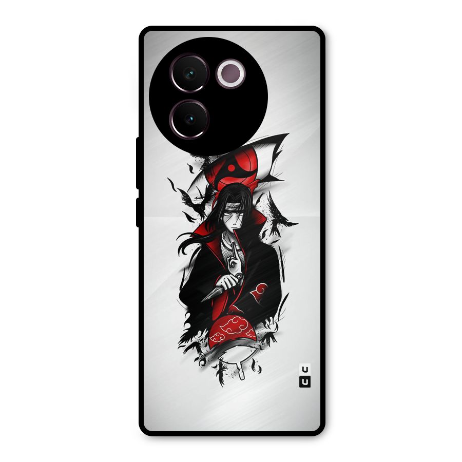 Itachi Combat Metal Back Case for Vivo V30e