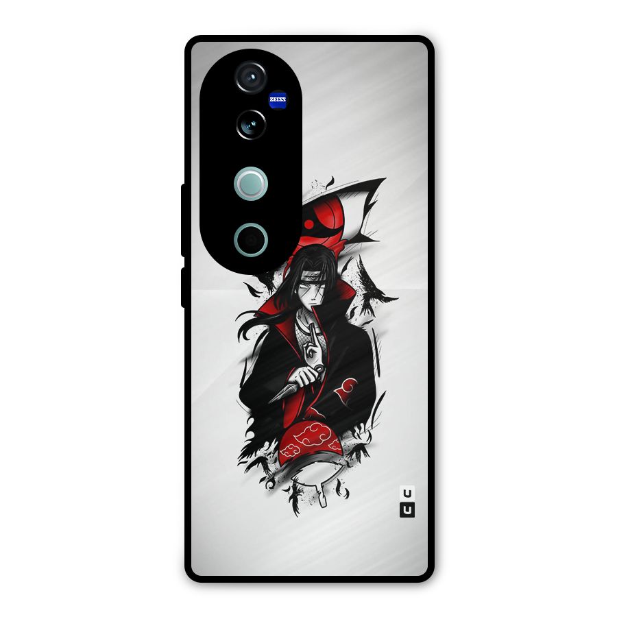 Itachi Combat Metal Back Case for Vivo V40