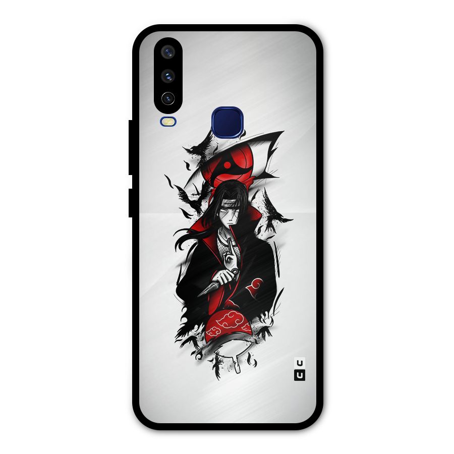 Itachi Combat Metal Back Case for Vivo Y12