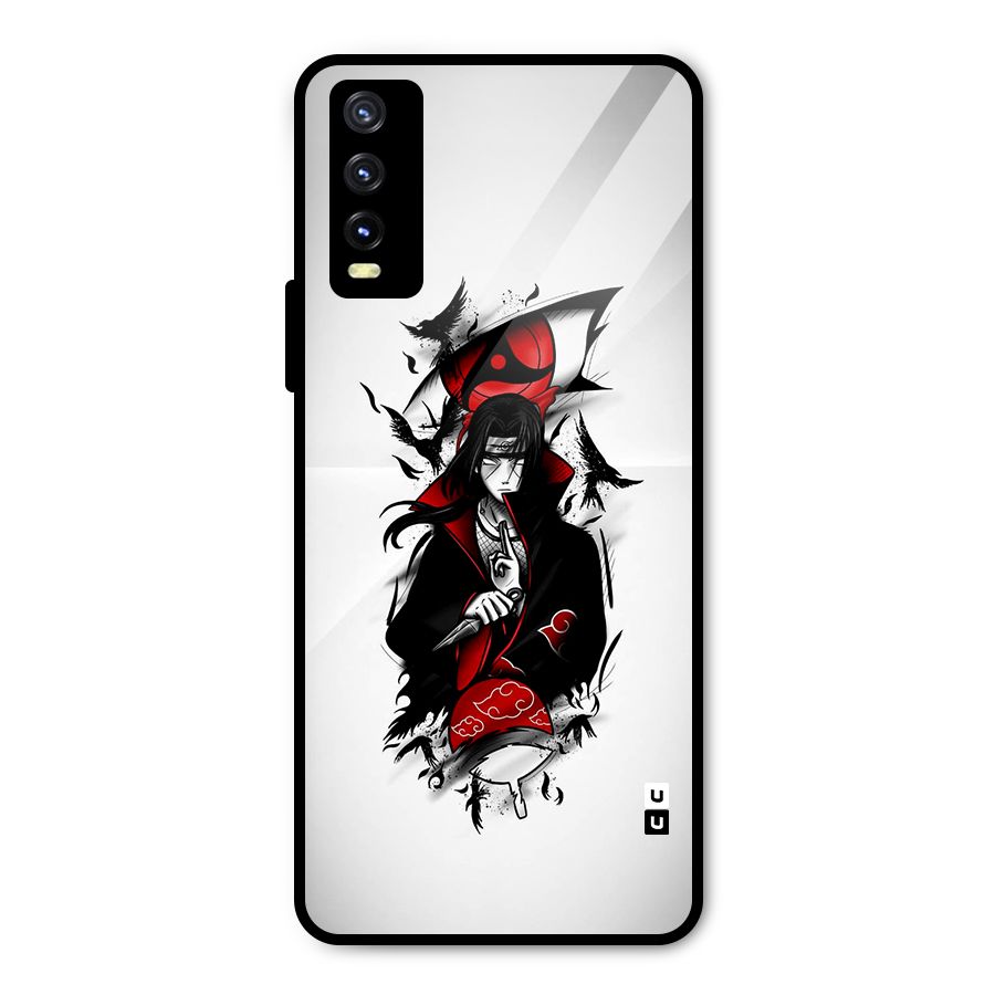 Itachi Combat Metal Back Case for Vivo Y20t