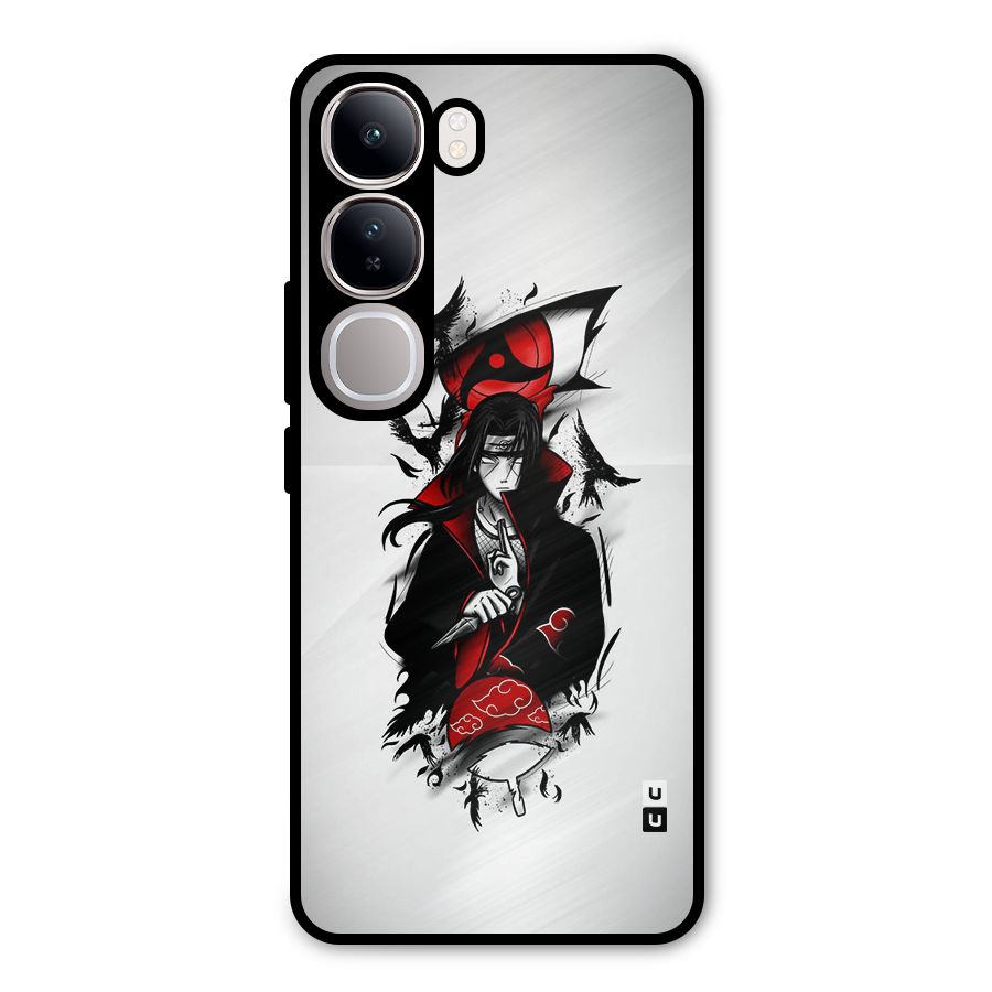 Itachi Combat Metal Back Case for Vivo Y300