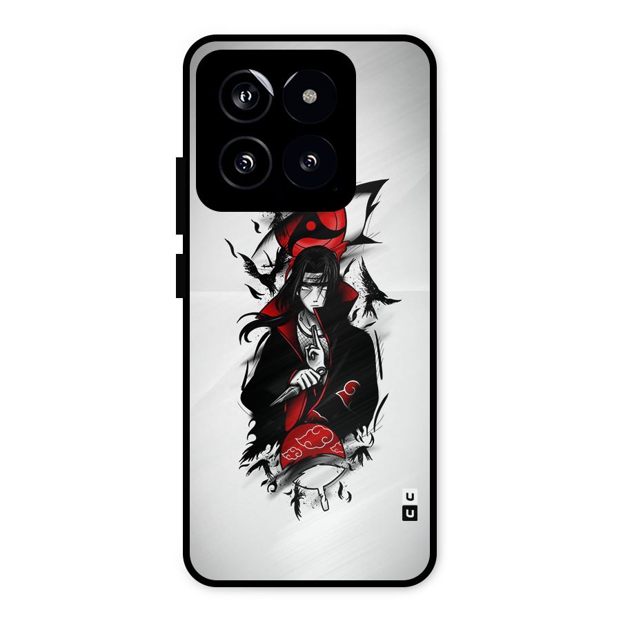 Itachi Combat Metal Back Case for Xiaomi 14
