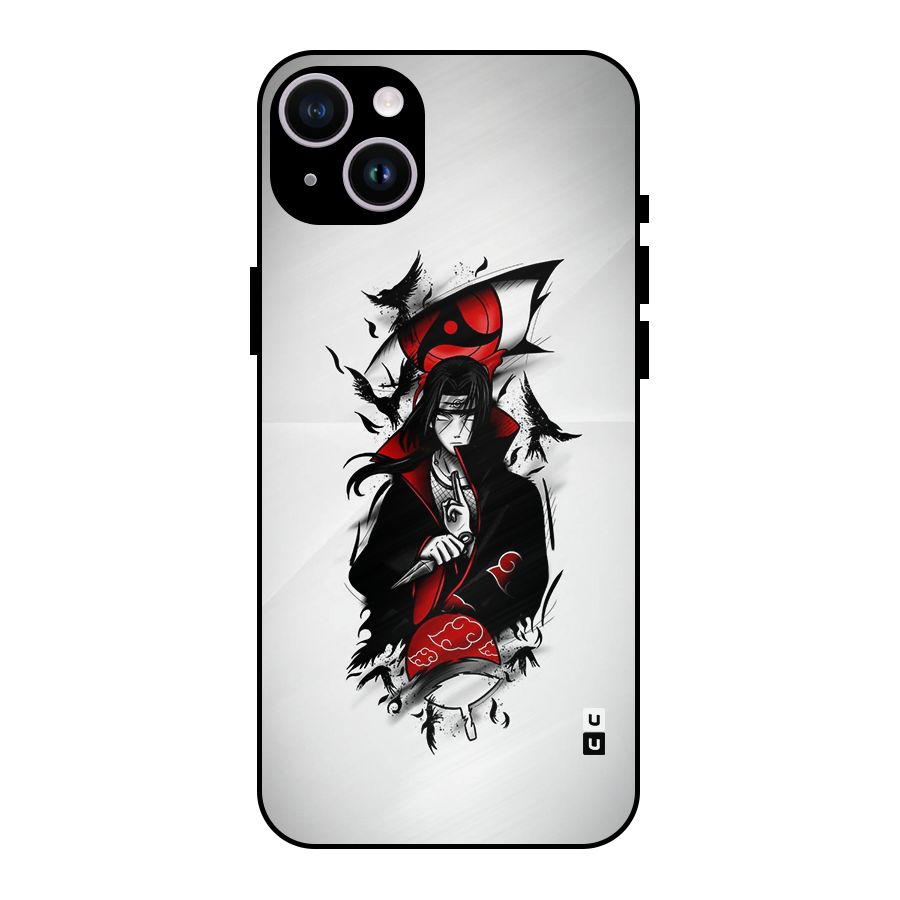 Itachi Combat Metal Back Case for iPhone 14 Plus
