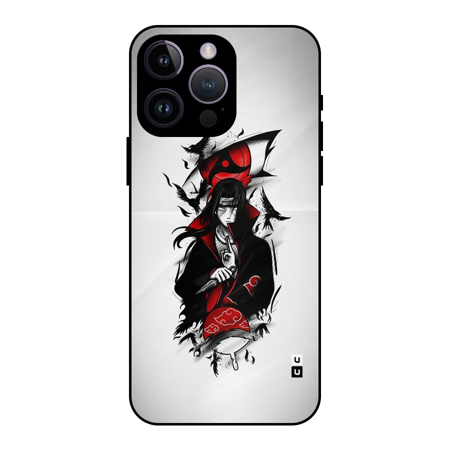 Itachi Combat Metal Back Case for iPhone 14 Pro Max