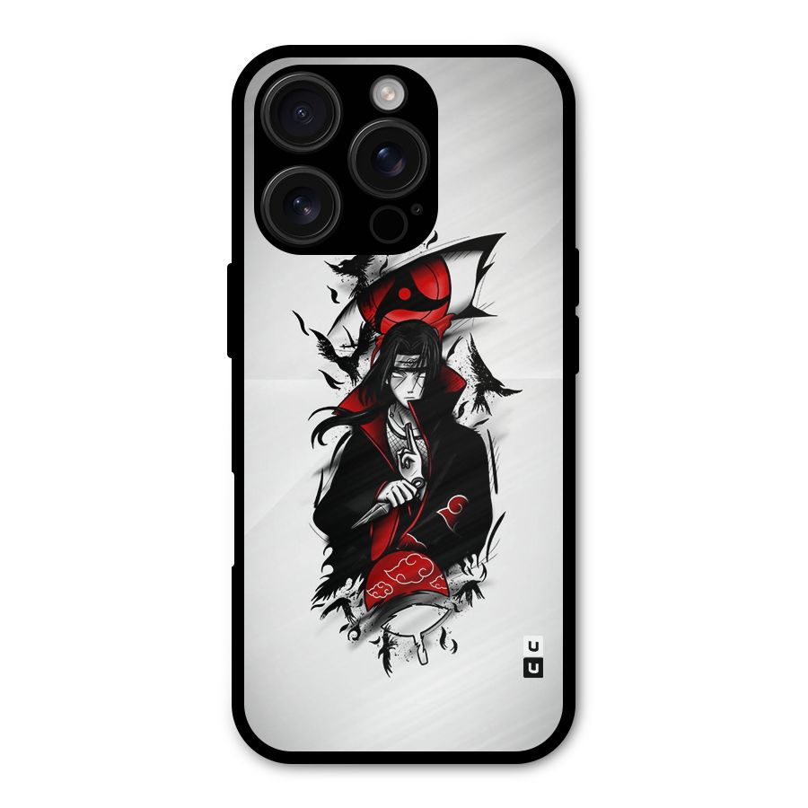 Itachi Combat Metal Back Case for iPhone 16 Pro