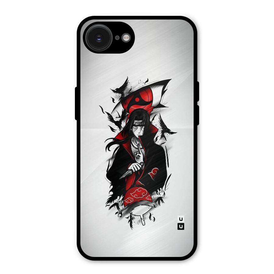 Itachi Combat Metal Back Case for iPhone 16e