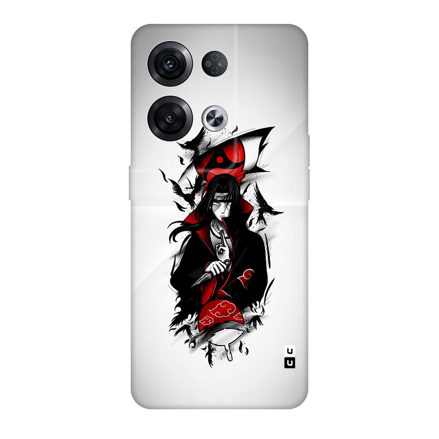 Itachi Combat Original Polycarbonate Back Case for Oppo Reno8 Pro 5G