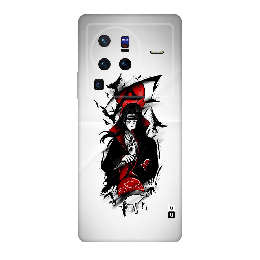 Itachi Combat Original Polycarbonate Back Case for Vivo X80