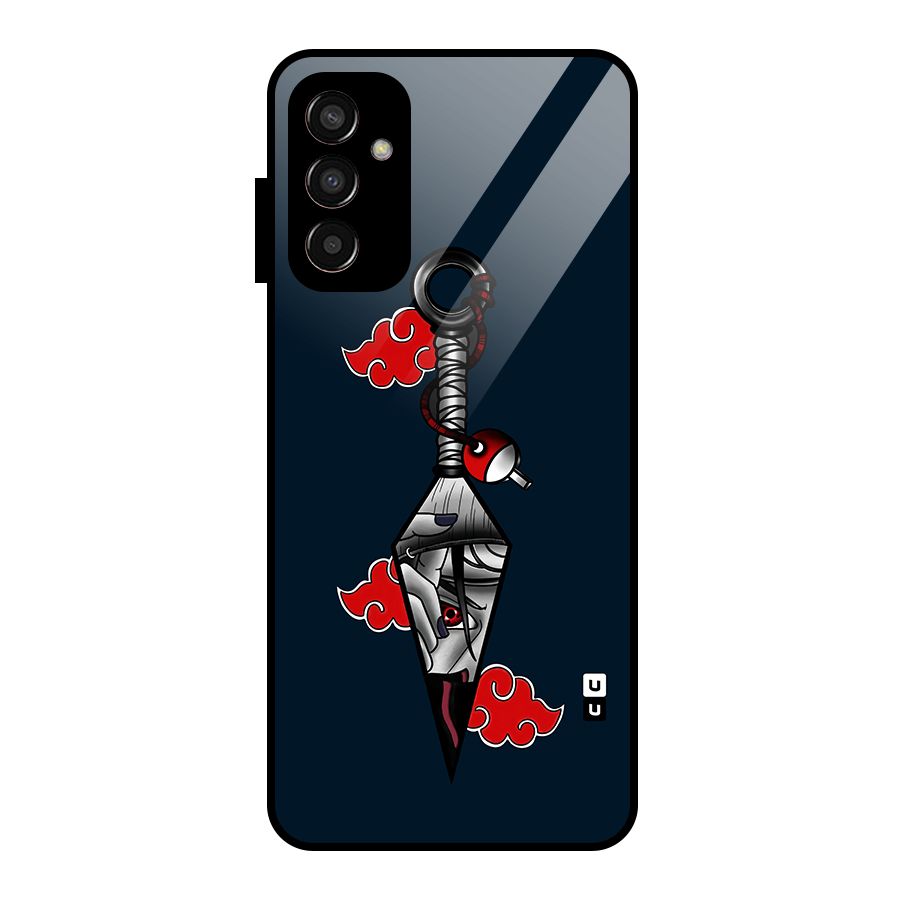 Itachi Kunai Naruto Glass Back Case for Galaxy F13
