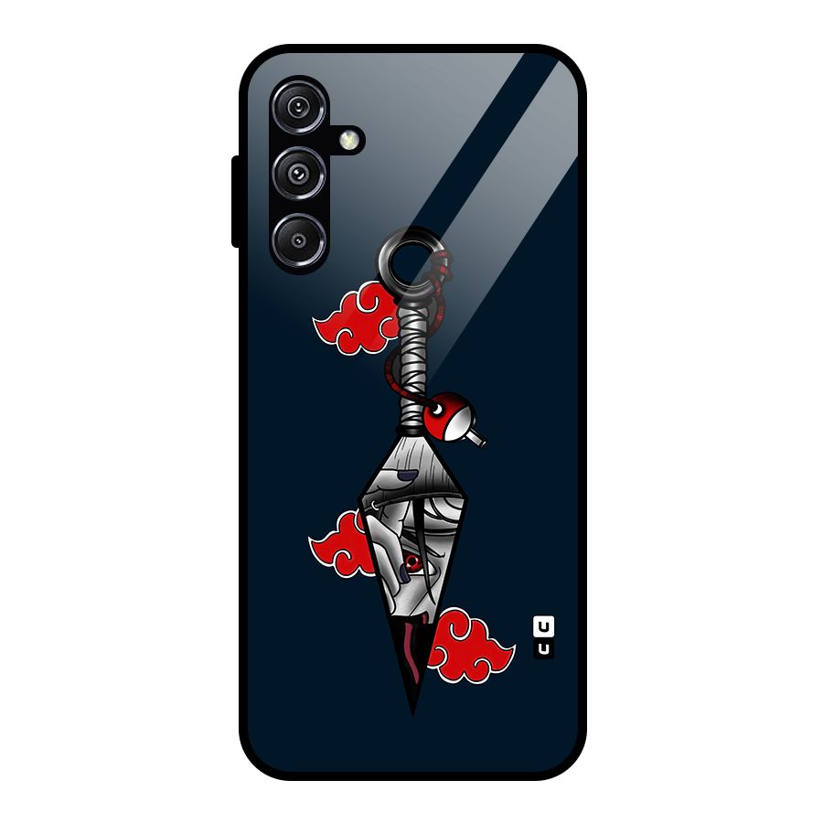 Itachi Kunai Naruto Glass Back Case for Galaxy M34 5G