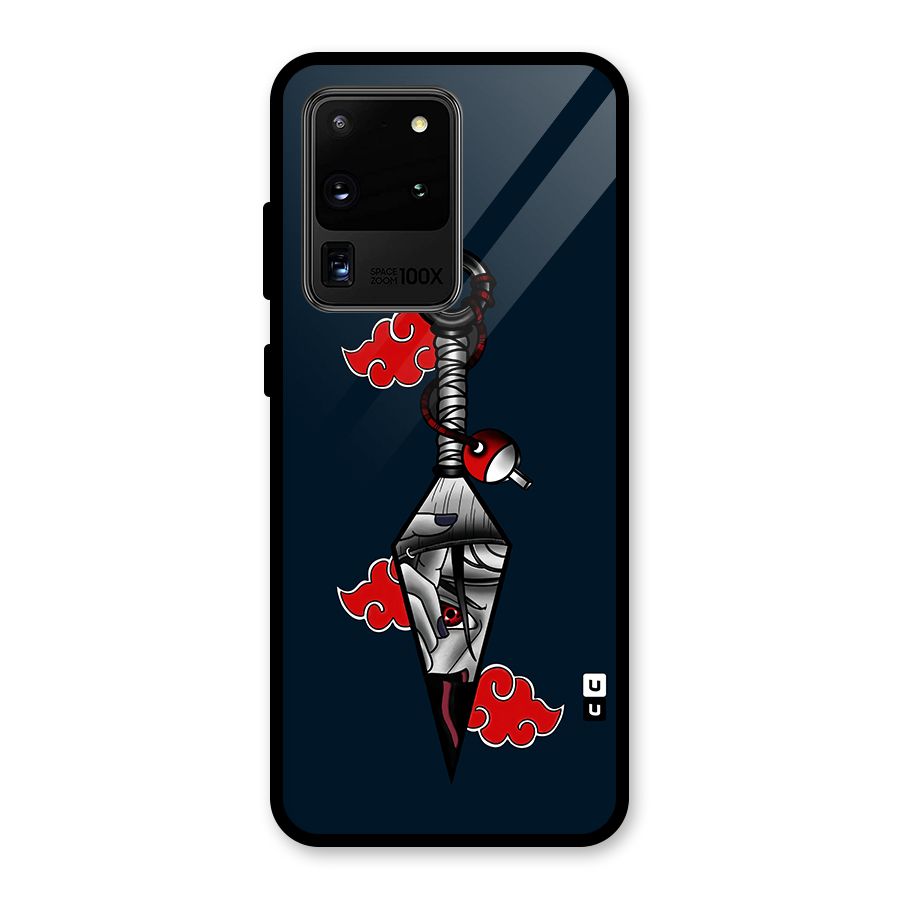 Itachi Kunai Naruto Glass Back Case for Galaxy S20 Ultra