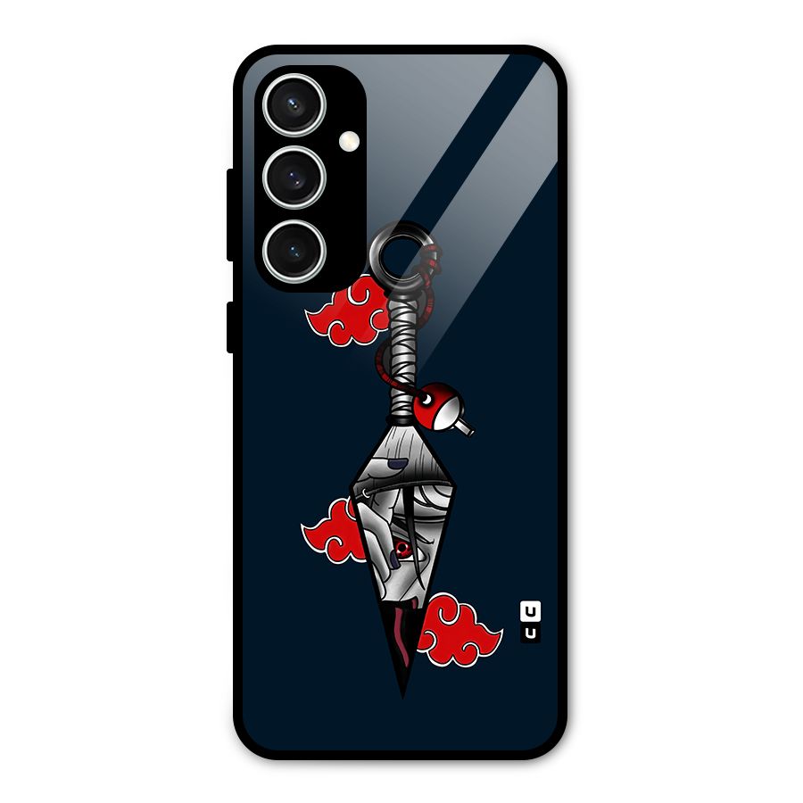 Itachi Kunai Naruto Glass Back Case for Galaxy S23 FE