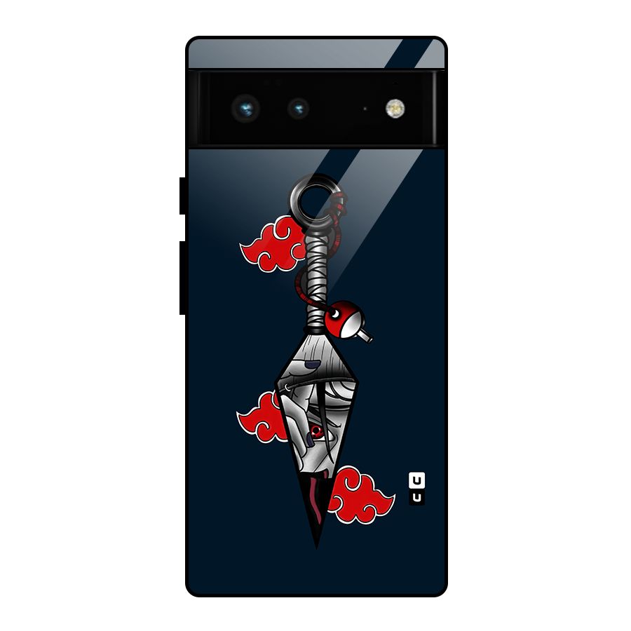 Itachi Kunai Naruto Glass Back Case for Google Pixel 6