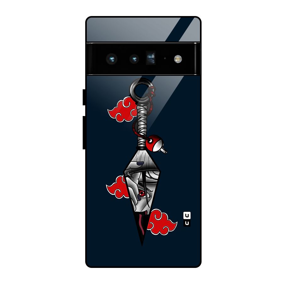Itachi Kunai Naruto Glass Back Case for Google Pixel 6 Pro