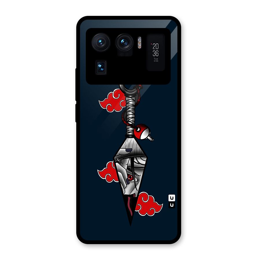 Itachi Kunai Naruto Glass Back Case for Mi 11 Ultra