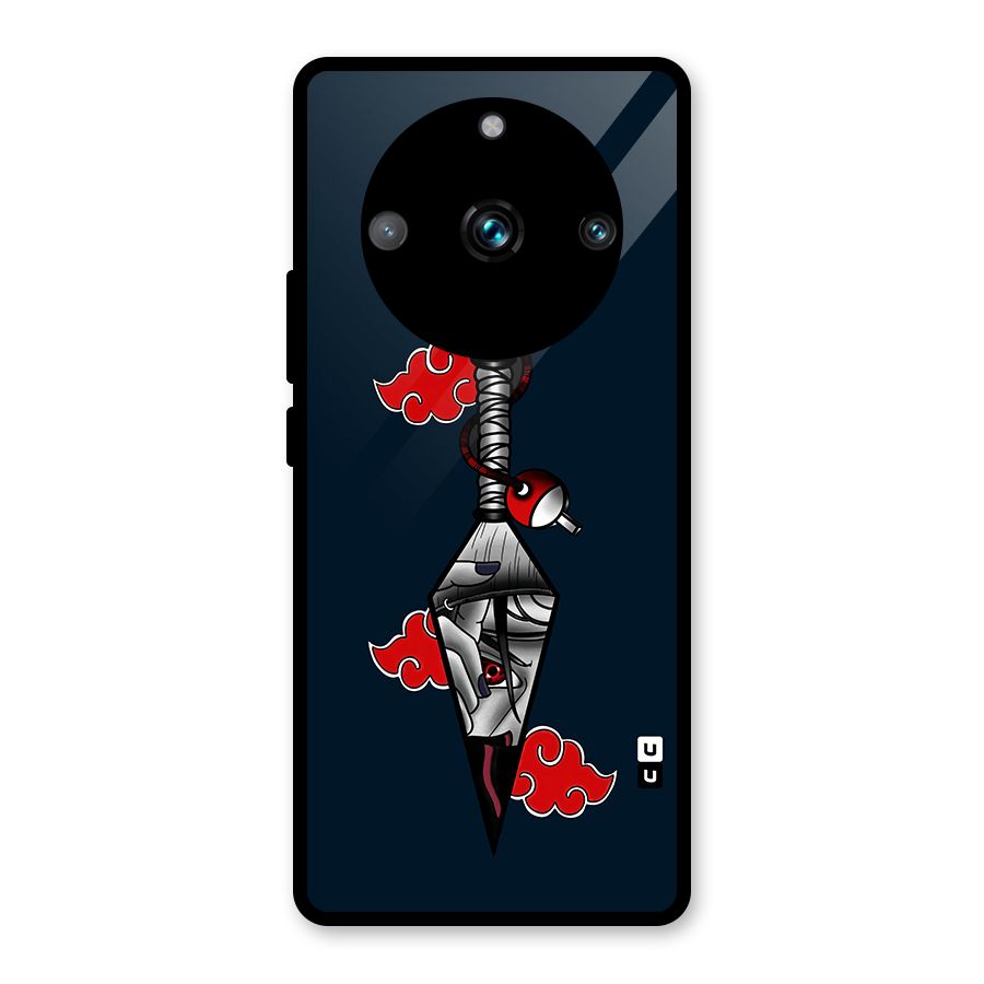 Itachi Kunai Naruto Glass Back Case for Realme 11 Pro Plus