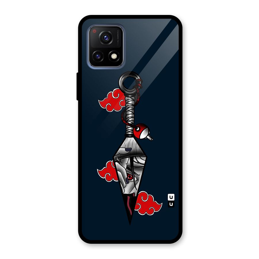 Itachi Kunai Naruto Glass Back Case for Vivo Y72 5G