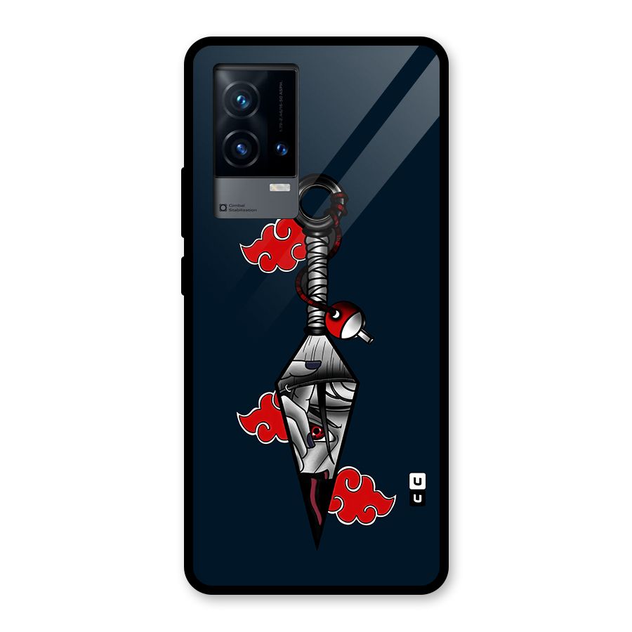 Itachi Kunai Naruto Glass Back Case for iQOO 9 5G