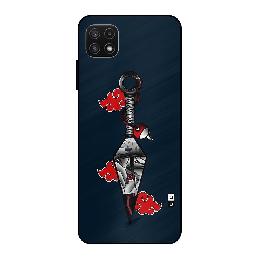 Itachi Kunai Naruto Metal Back Case for Galaxy A22 5G