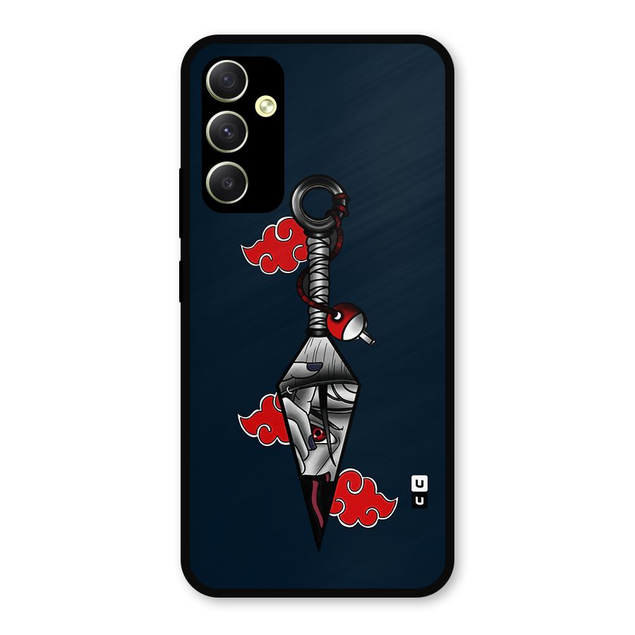 Itachi Kunai Naruto Metal Back Case for Galaxy A34