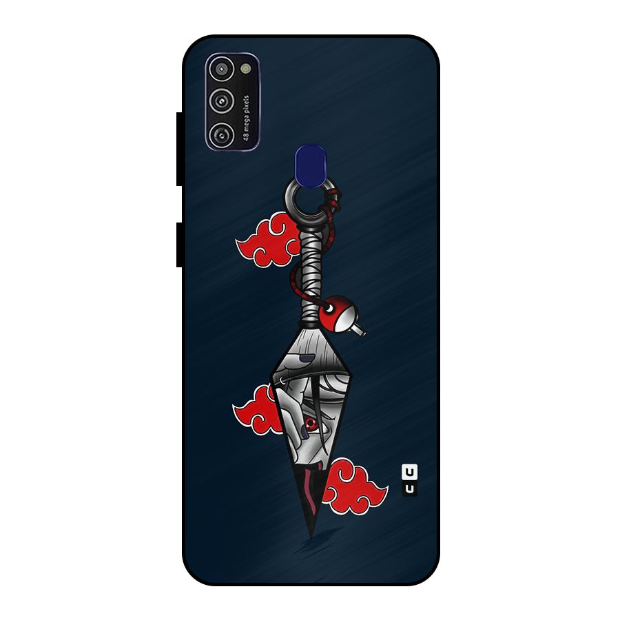 Itachi Kunai Naruto Metal Back Case for Galaxy M21