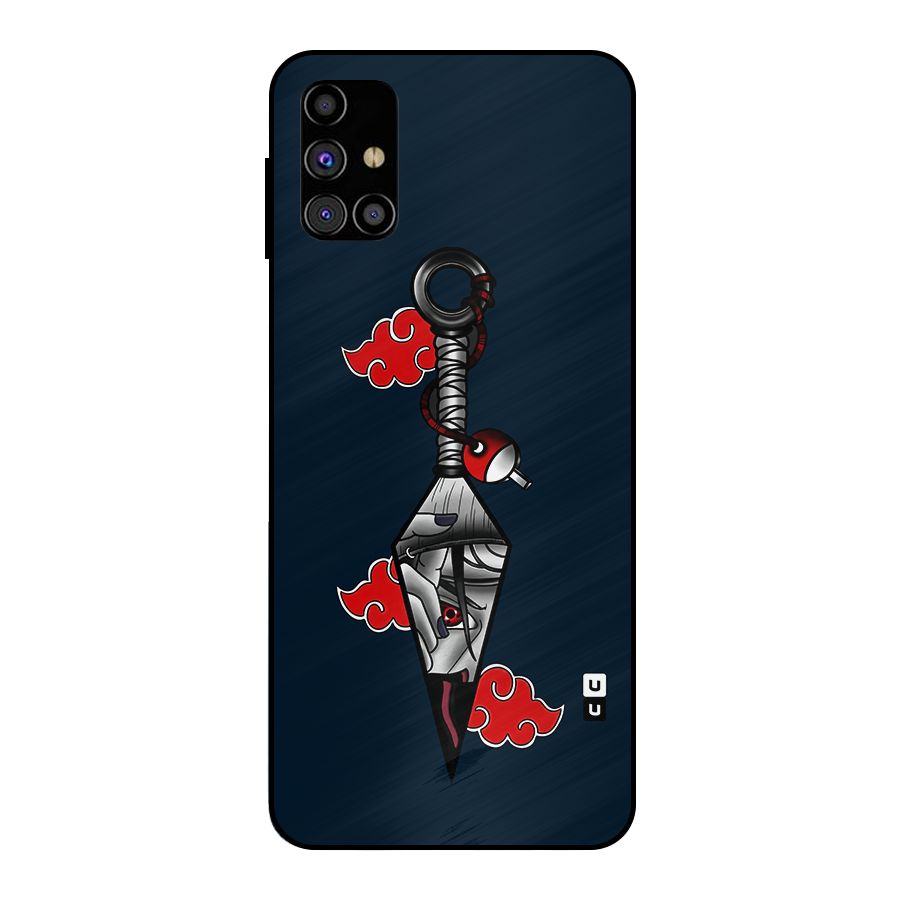 Itachi Kunai Naruto Metal Back Case for Galaxy M31s
