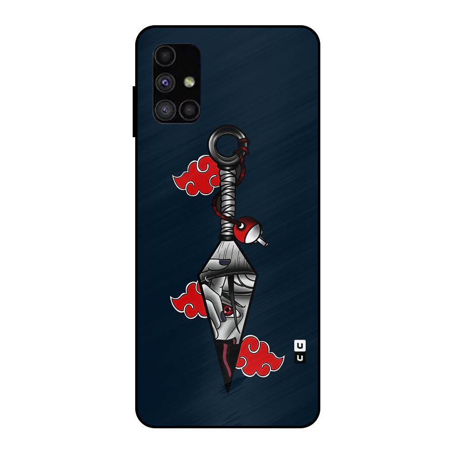 Itachi Kunai Naruto Metal Back Case for Galaxy M51